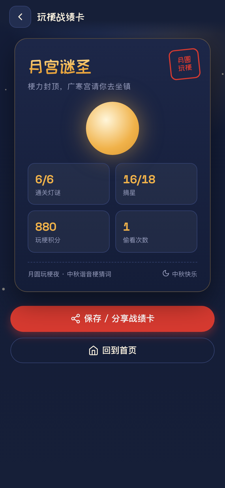 玩梗战绩卡